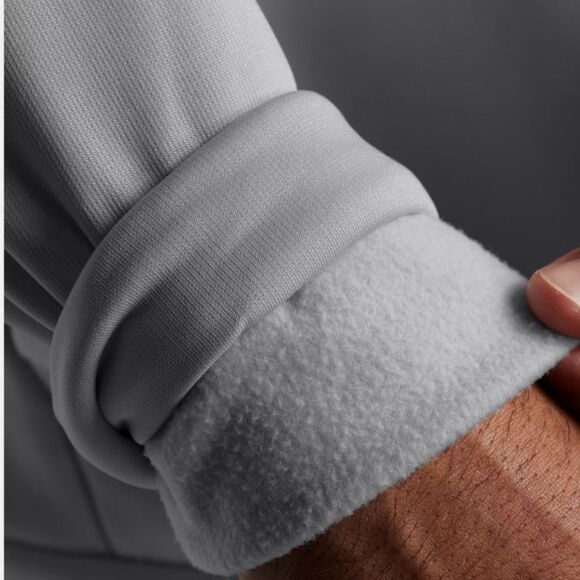 Under Armour Hoodie Sweatshirt Men's Size 2XL Big Logo Fleece Hoodie Halo Gray - Picture 3 of 5